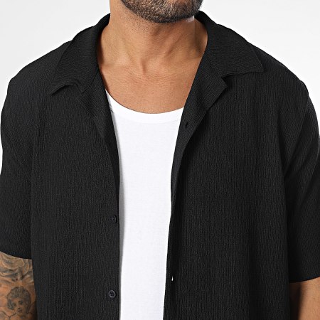 KZR - Ensemble Chemise Manches Courtes Et Pantalon 179 Noir