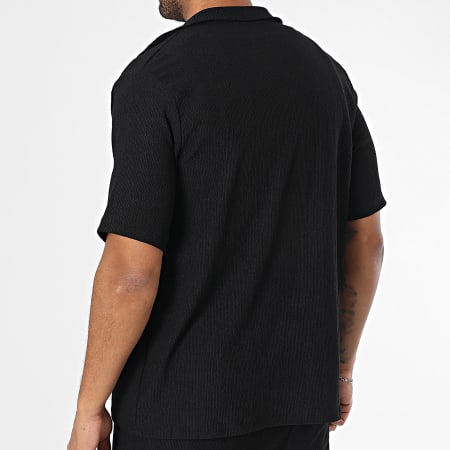 KZR - Ensemble Chemise Manches Courtes Et Pantalon 179 Noir