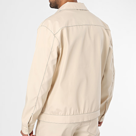 KZR - Ensemble Veste Zippée Et Pantalon 175 Beige