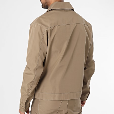 KZR - Ensemble Veste Zippée Et Pantalon 174 Beige Foncé