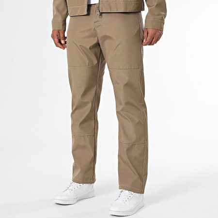KZR - Ensemble Veste Zippée Et Pantalon 174 Beige Foncé