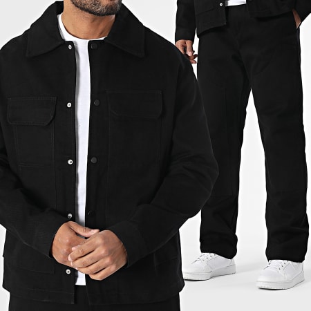 KZR - Ensemble Veste Jean Et Jean 116 Noir