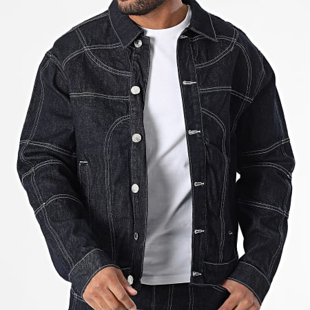 KZR - Ensemble Veste Jean Et Jean 186 Bleu Brut