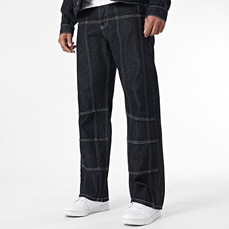 KZR - Ensemble Veste Jean Et Jean 186 Bleu Brut