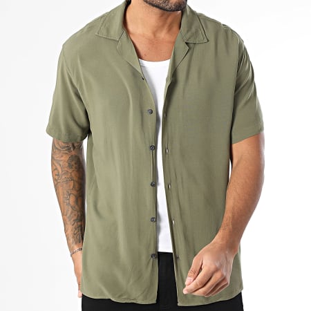 Produkt - Chemise Manches Courtes Damian Vert Kaki