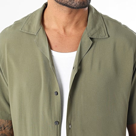 Produkt - Chemise Manches Courtes Damian Vert Kaki
