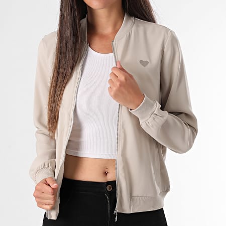 Vero Moda - Veste Bomber Femme Coco Beige