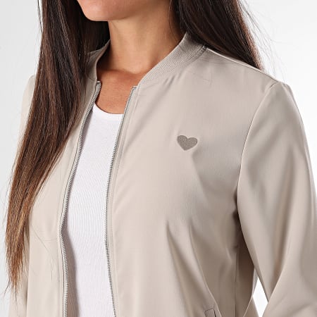 Vero Moda - Veste Bomber Femme Coco Beige
