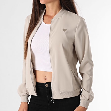 Vero Moda - Veste Bomber Femme Coco Beige