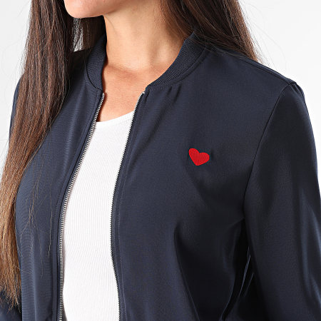 Vero Moda - Veste Bomber Femme Coco Bleu Marine
