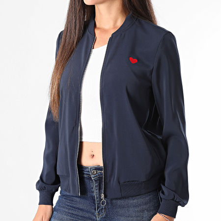 Vero Moda - Veste Bomber Femme Coco Bleu Marine