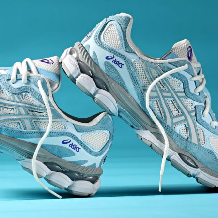 Asics - Baskets Gel NYC 1203A383 Cream Arctic Sky