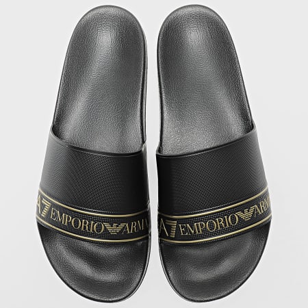 EA7 Emporio Armani - Claquettes Scarpe 7X000110-AF15128 Noir Doré
