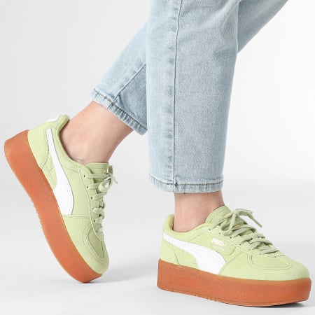 Puma - Zapatillas Mujer Palermo Elevata 399348 Verde Pistacho Gum
