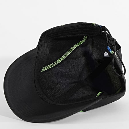 Puma - Casquette OM Faster 5 Panel 026264 Noir Bleu Roi Vert Fluo