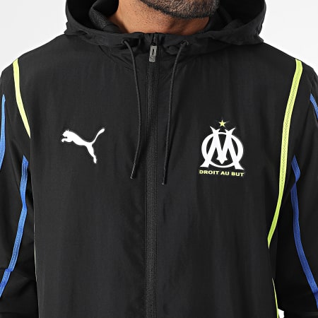 Puma - Veste Zippée Capuche OM Faster 782186 Noir