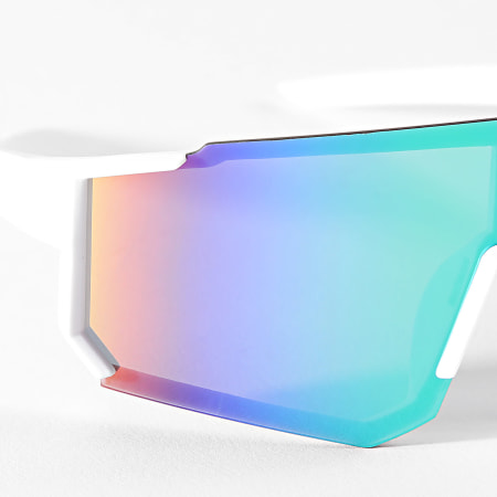Frilivin - Lunettes De Soleil 050 Blanc Vert Iridescent