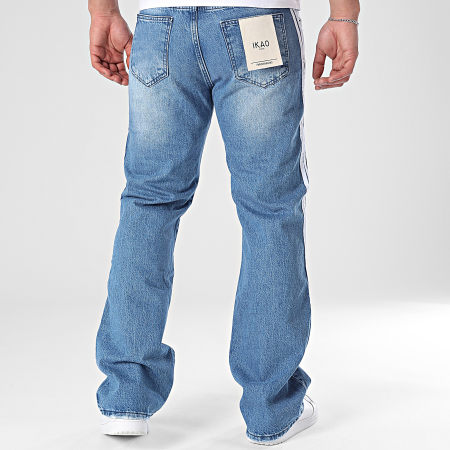 Classic Series - Jean Flare A Bandes 344 Bleu Denim