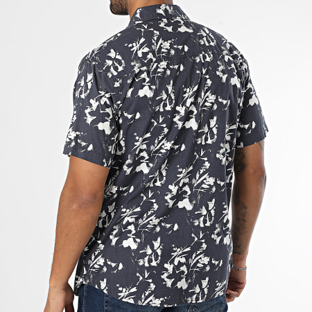 Tiffosi - Chemise Manches Courtes Marseille 10060182 Bleu Marine