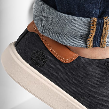 Timberland - Baskets Emerson Street Low Lace A6CQQ Black Canvas