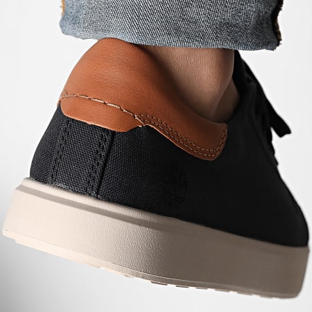 Timberland - Baskets Emerson Street Low Lace A6CQQ Black Canvas