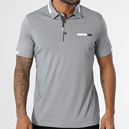 Classic Series - Polo Manches Courtes 572 Gris Chiné