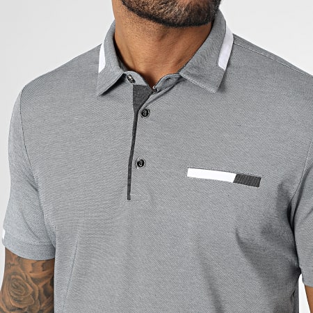 Classic Series - Polo Manches Courtes 572 Gris Chiné