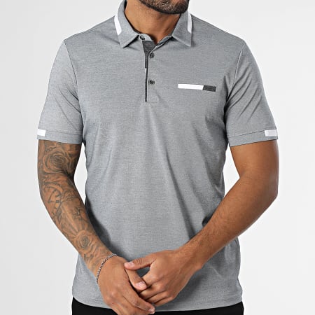 Classic Series - Polo Manches Courtes 572 Gris Chiné