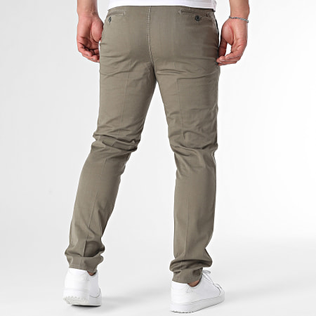 Armita Pantalon Chino 37 Vert Kaki