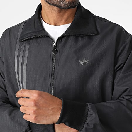 Adidas Originals - Veste Zippée A Bandes JD0050 Noir