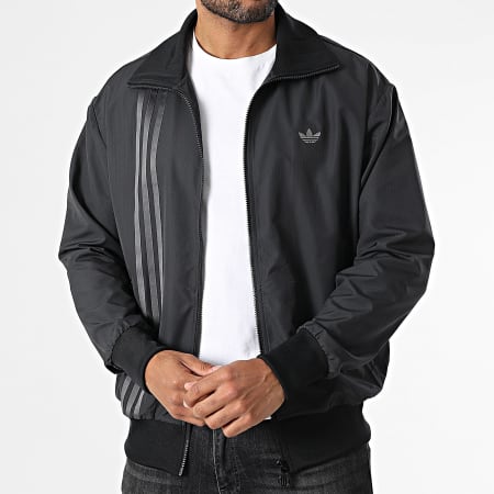 Adidas Originals - Veste Zippée A Bandes JD0050 Noir