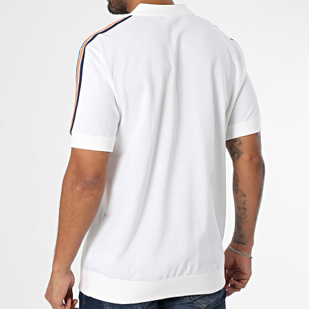 Adidas Originals - Polo Manches Courtes A Bandes JD0808 Blanc