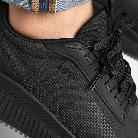 BOSS - Baskets Titanium Evo Runner 50529544 Black - Ryses BOSS - Baskets Titanium Evo Runner 50529544 Black - Ryses