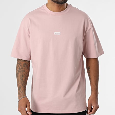 Hugo Blue - Tee Shirt Oversize Nalono 50509776 Rose