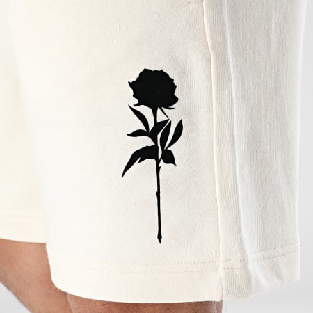 Luxury Lovers - Short Jogging Rose Velvet Beige Noir