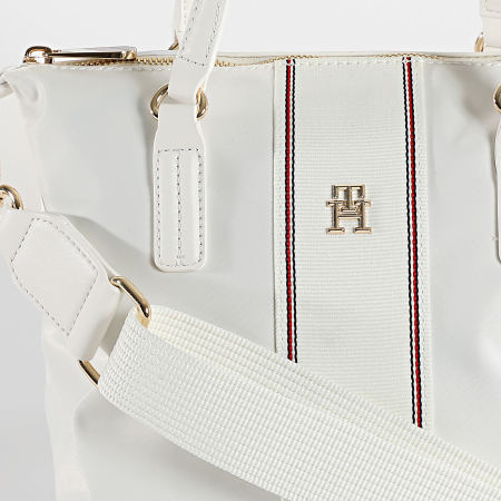 Tommy Hilfiger - Sac A Main Femme Poppy Small Tote Corp 7204 Blanc