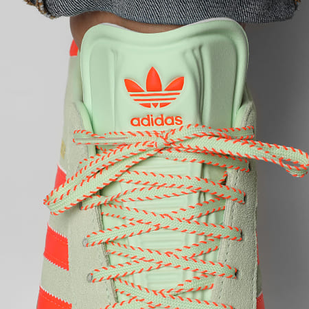 Adidas Originals - Baskets Gazelle W JH7212 Semi Green Semi Orange Gum 3
