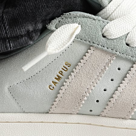 Adidas Originals - Baskets Campus 00s JI3174 Silver Green Off White Linen Green