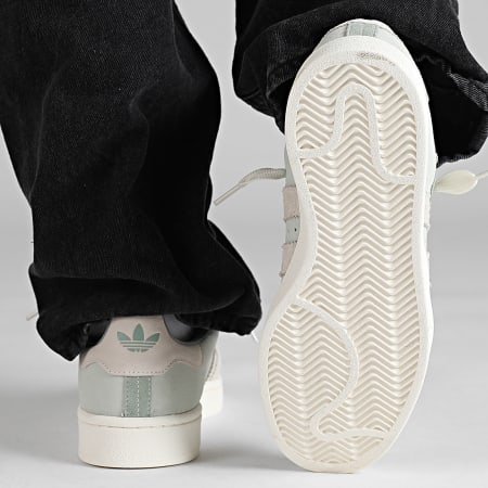 Adidas Originals - Baskets Campus 00s JI3174 Silver Green Off White Linen Green