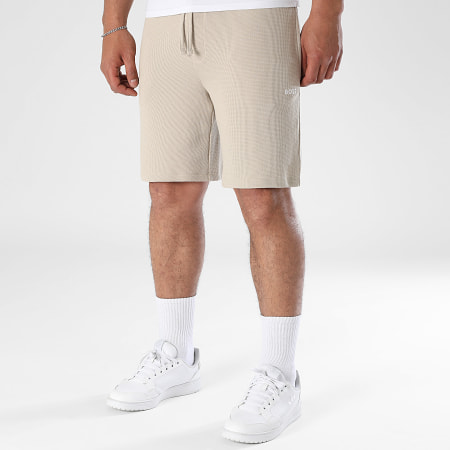 BOSS - Wafel joggingbroek 50535884 Beige