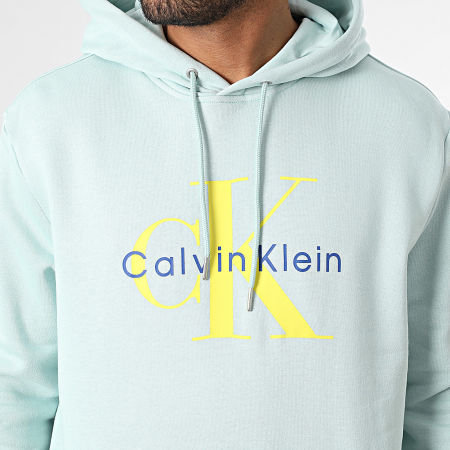 Calvin Klein - Sweat Capuche LV040BM800 Turquoise