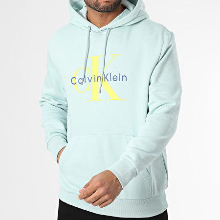 Calvin Klein - Sweat Capuche LV040BM800 Turquoise