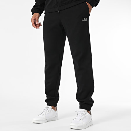 EA7 Emporio Armani - Ensemble Sweat Capuche Zippé Et Pantalon Jogging 7M000283-AF12660 Noir