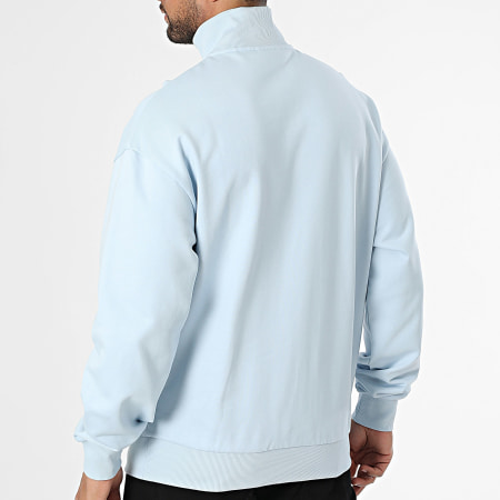 Hugo Blue - Sweat Col Montant Zippé Neeler 50522367 Bleu Clair