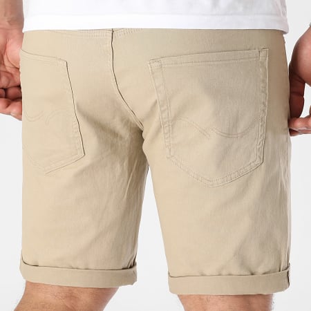 Jack And Jones - Short Jean Rick Original Beige Foncé