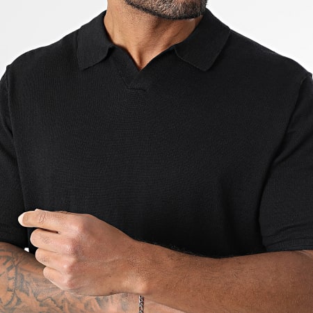Jack And Jones - Polo de manga corta Kane Negro