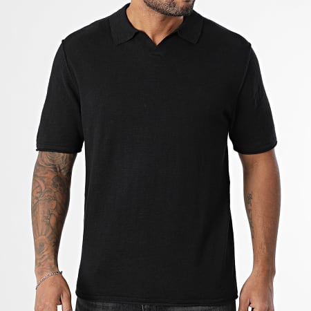 Jack And Jones - Polo de manga corta Kane Negro