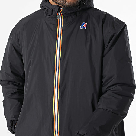K-Way - Parka Longue Le Vrai 4.0 Eiffel East Warm Noir