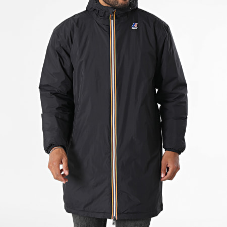 K-Way - Parka Longue Le Vrai 4.0 Eiffel East Warm Noir
