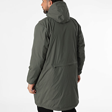 K-Way - Parka Longue Le Vrai 4.0 Eiffel East Warm Vert Kaki